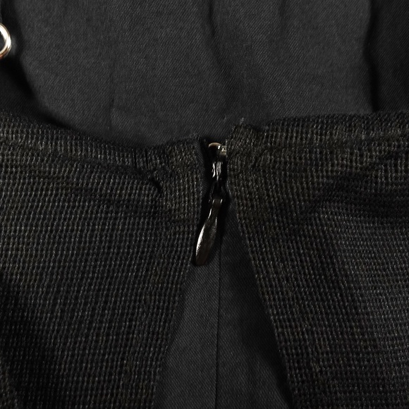 Womens Hurley Hermosa Dress Black Ruffle Adjustable Strap Zipper Back Size Large - Picture 5 of 12